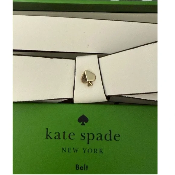 Kate Spade New York Bow Belt – Ivory (L/XL) NWT - Picture 3 of 5